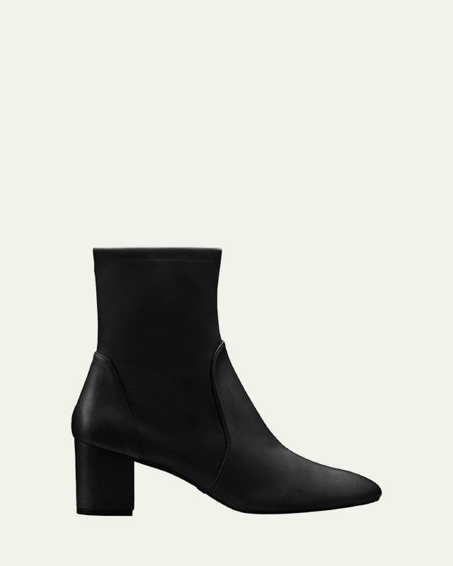 Yuliana Stretch Suede Ankle Booties
